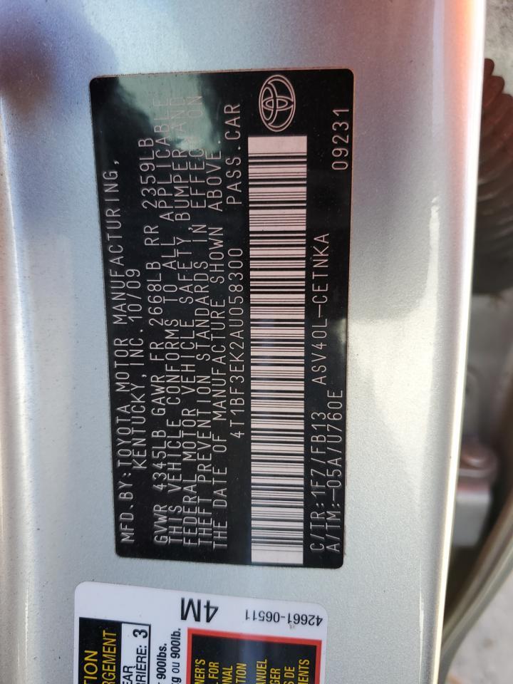 2010 TOYOTA CAMRY
