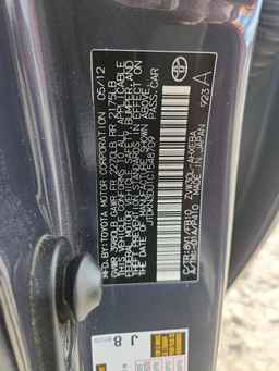 2012 TOYOTA PRIUS
