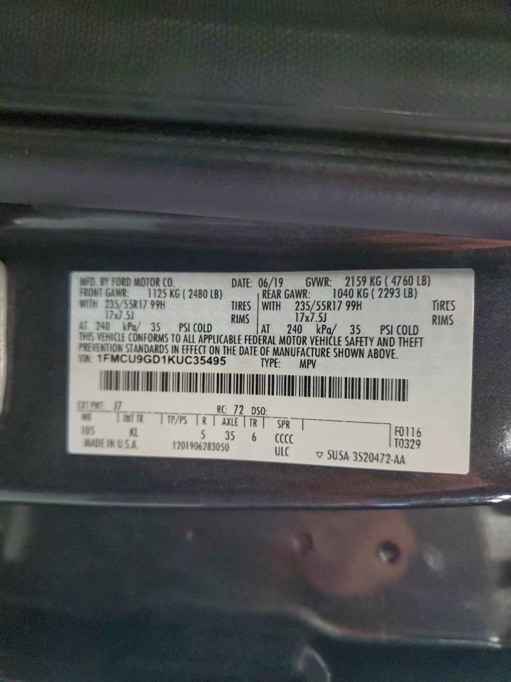 2019 FORD ESCAPE