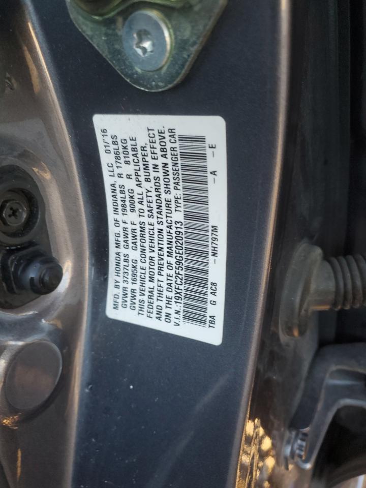 2016 HONDA CIVIC