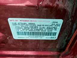 2011 MITSUBISHI LANCER