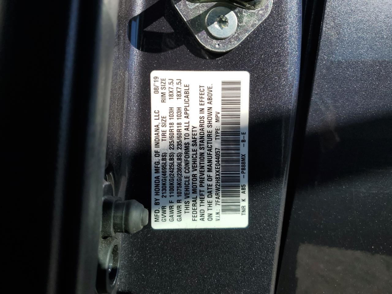 2019 HONDA CR-V