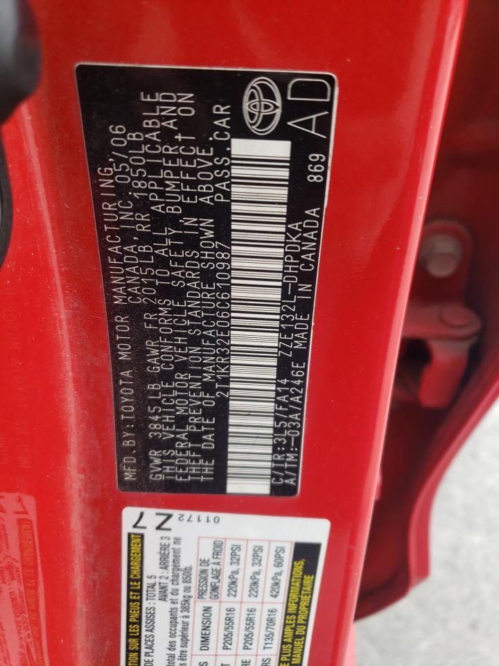 2006 TOYOTA COROLLA