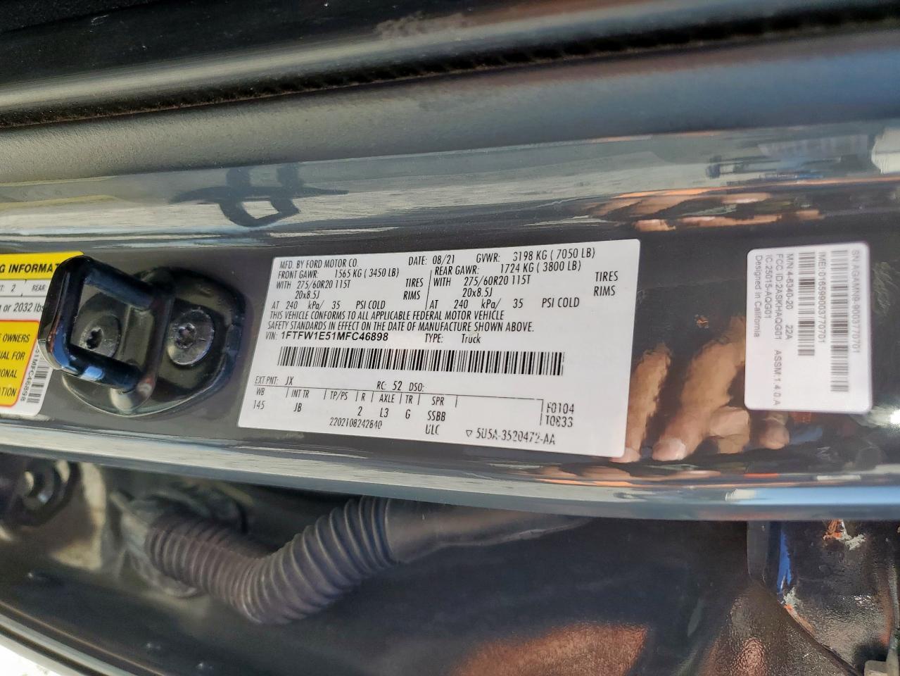 2021 FORD F-150