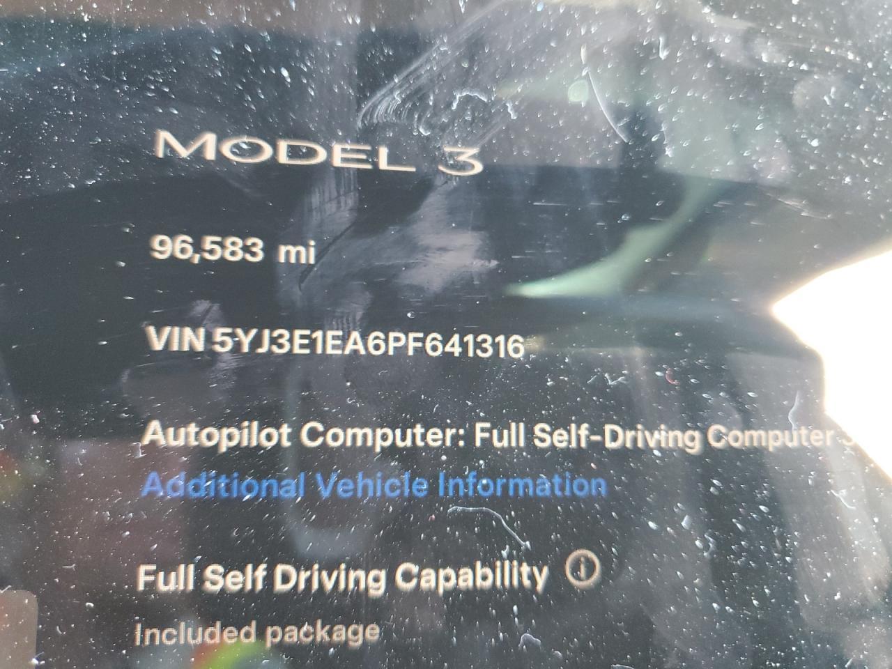 2023 TESLA MODEL 3
