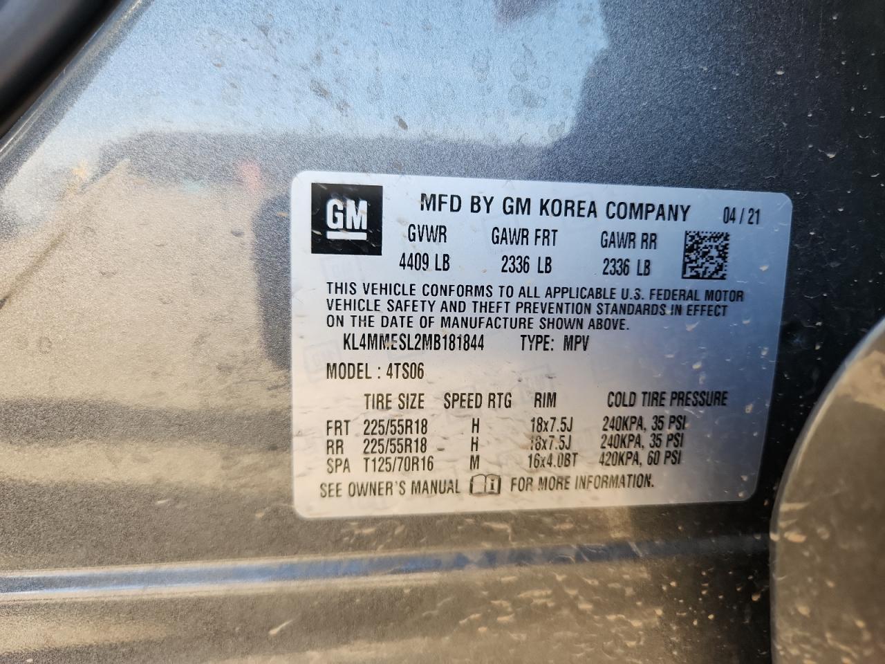 2021 BUICK Encore GX