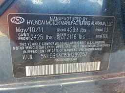 2011 HYUNDAI SONATA