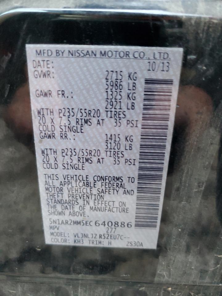 2014 NISSAN PATHFINDER