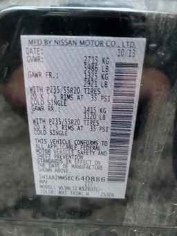 2014 NISSAN PATHFINDER