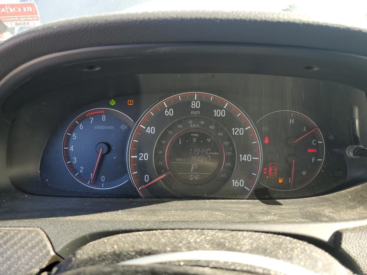 2016 HONDA ACCORD