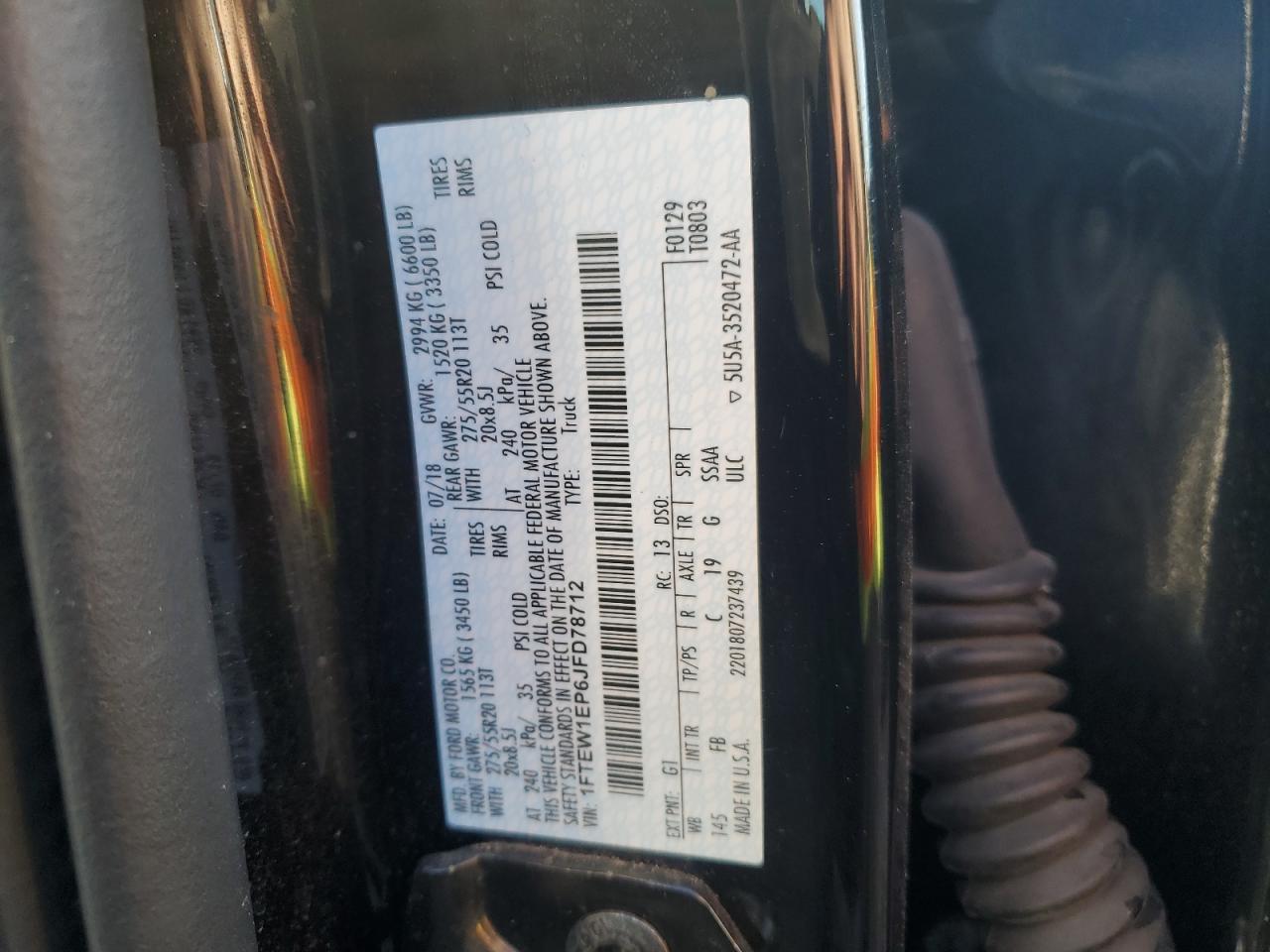2018 FORD F-150