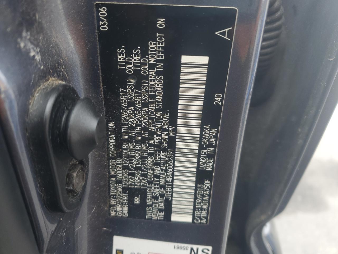 2006 TOYOTA 4Runner