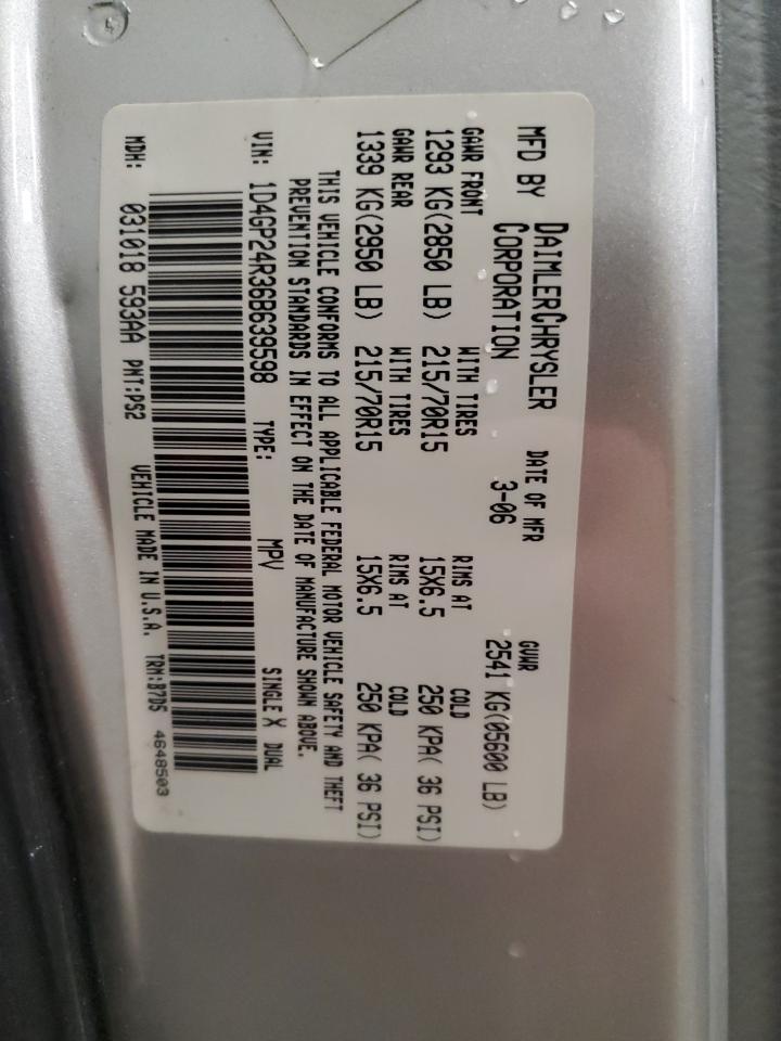 2006 DODGE GRAND CARAVAN