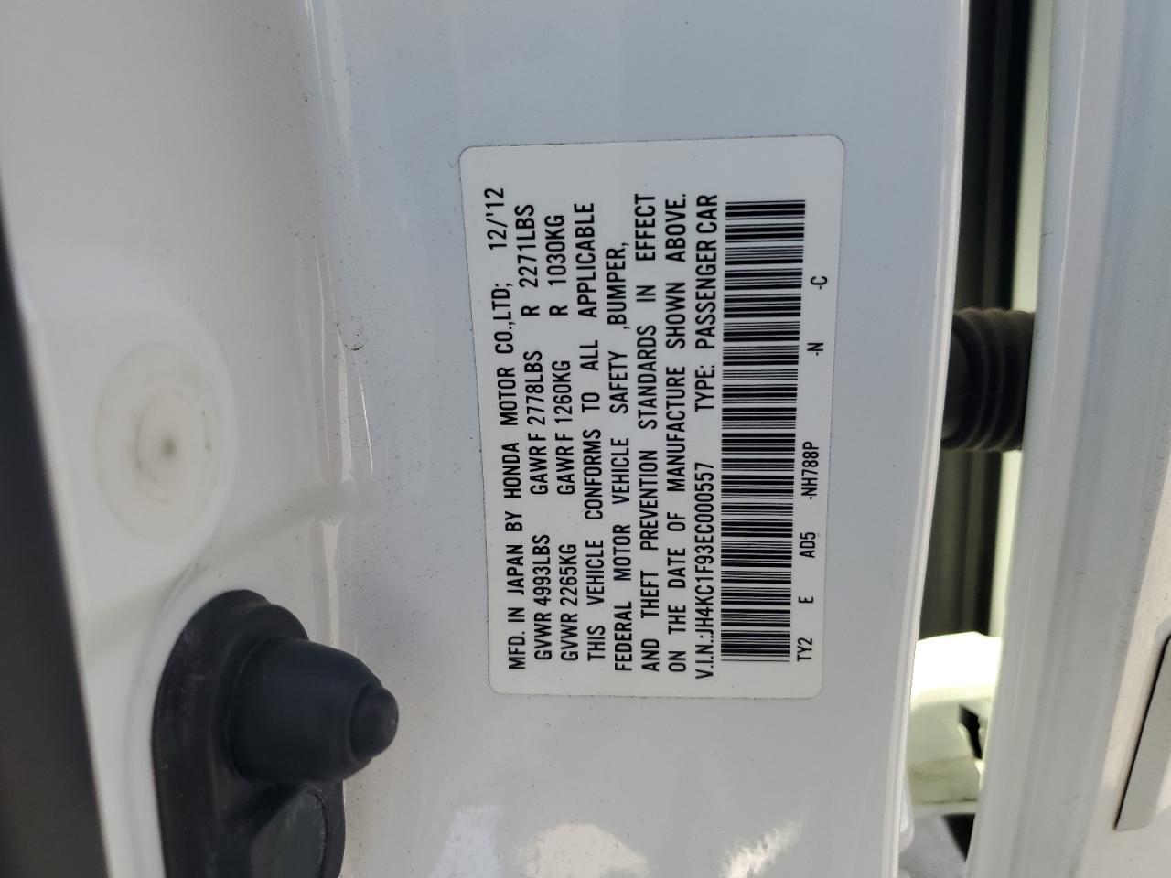 2014 ACURA RLX