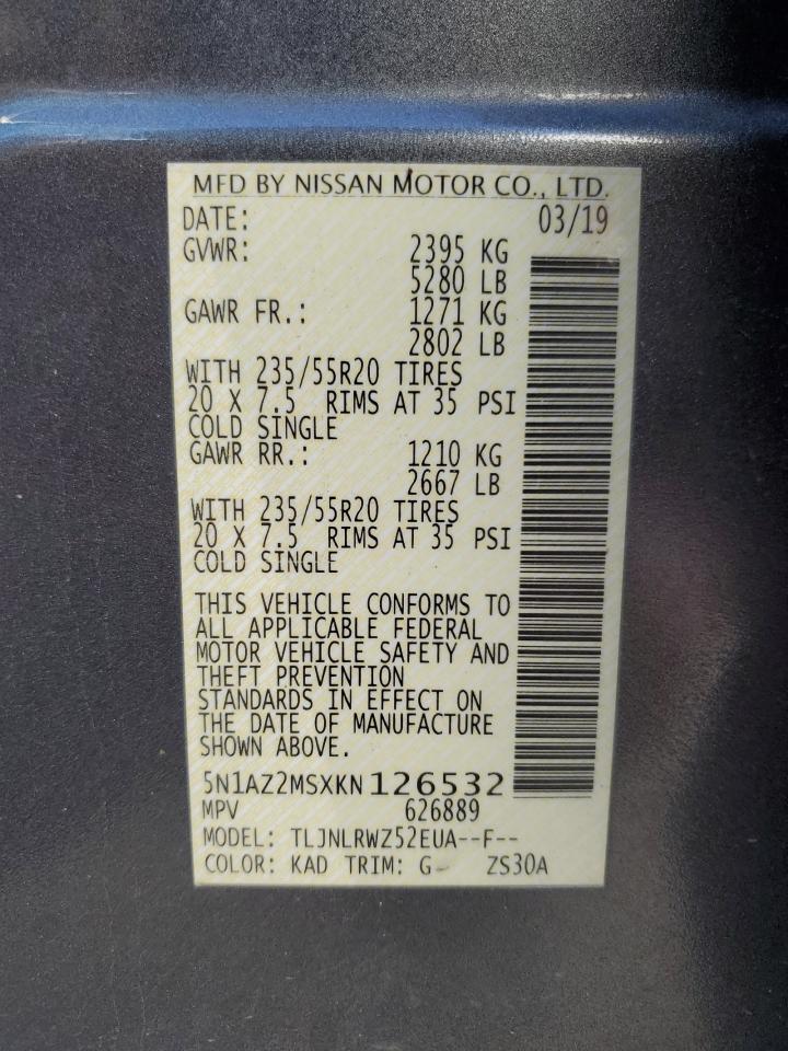 2019 NISSAN MURANO