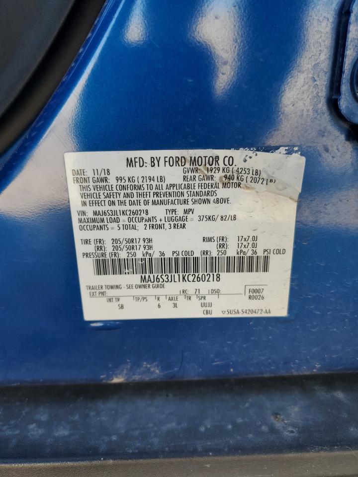 2019 FORD EcoSport