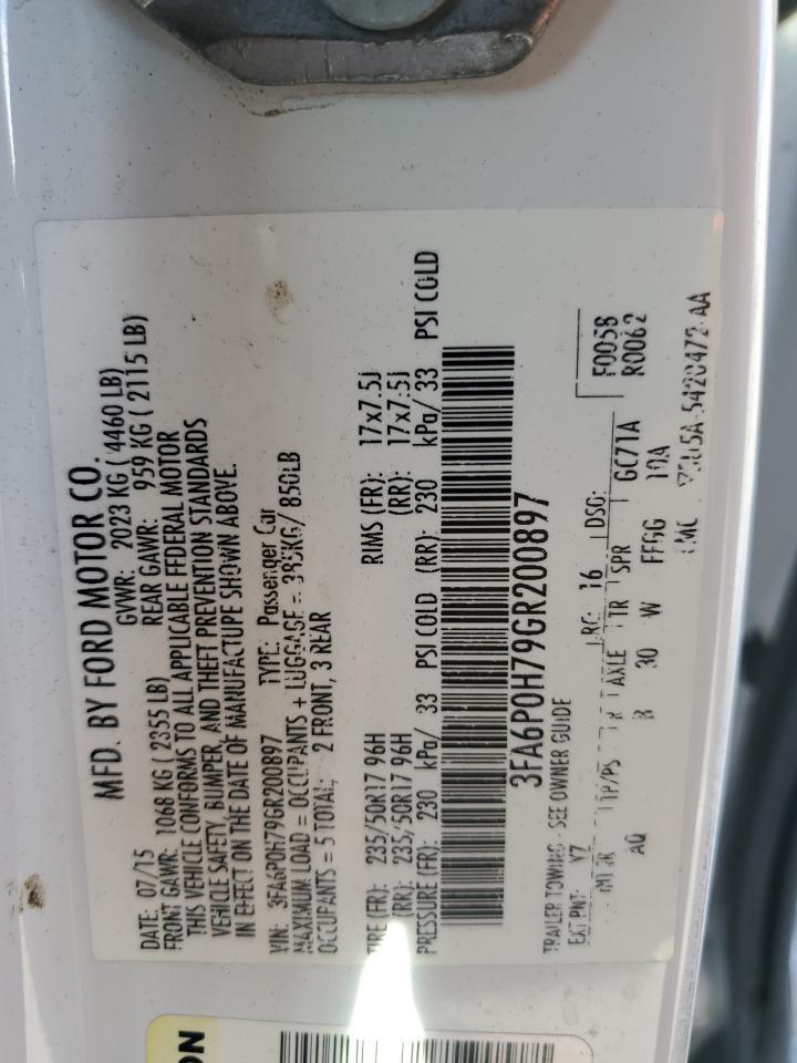 2016 FORD FUSION