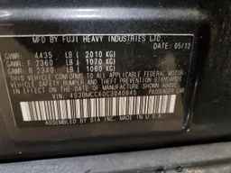 2012 SUBARU Legacy