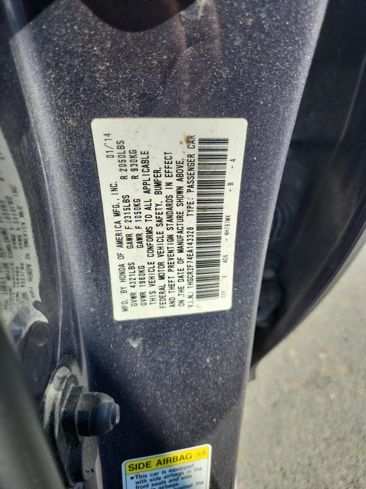 2014 HONDA ACCORD
