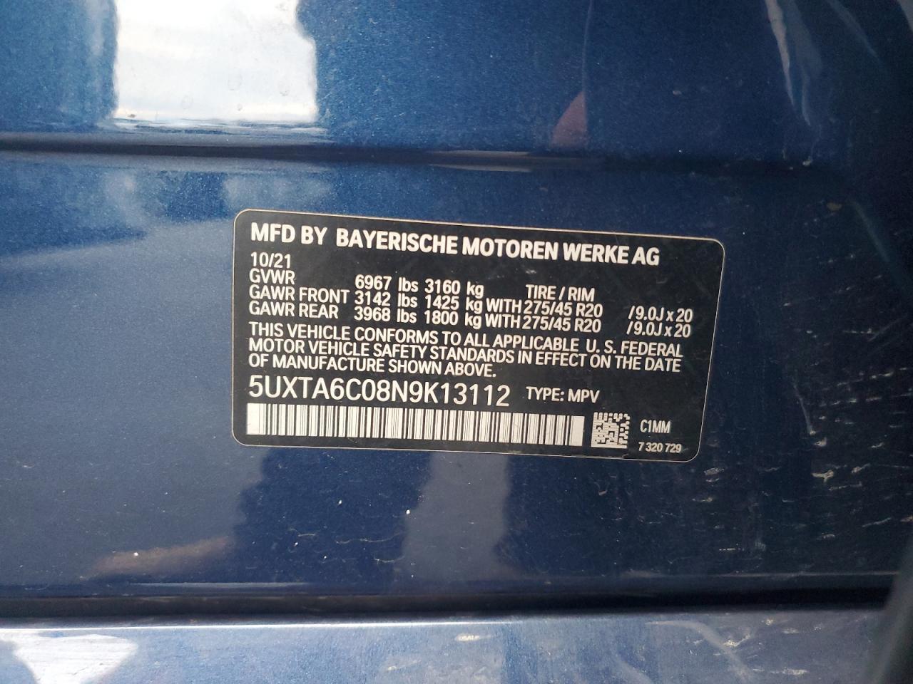 2022 BMW X5
