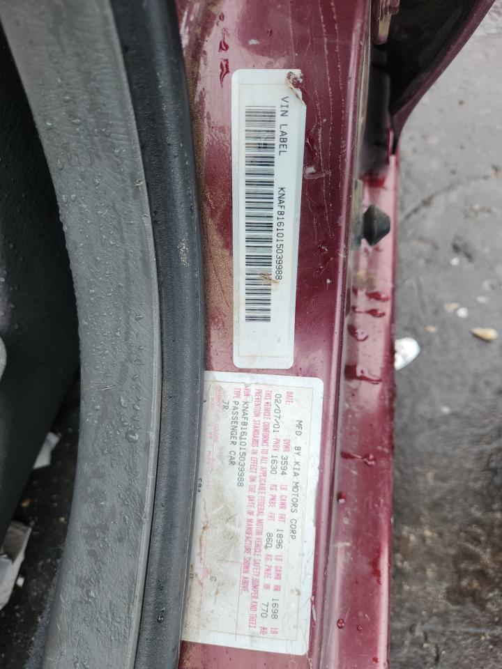 2001 KIA Spectra