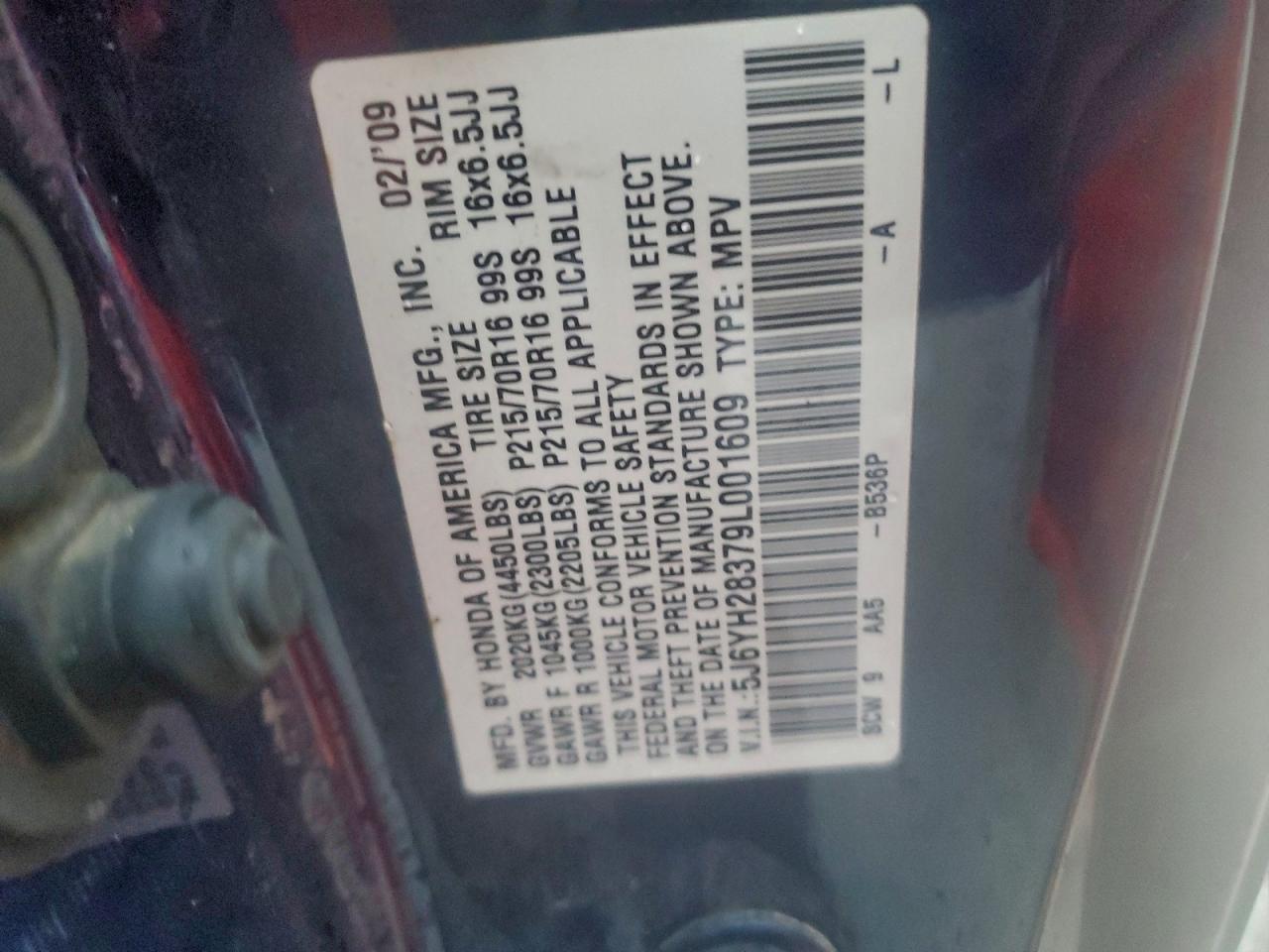 2009 HONDA Element