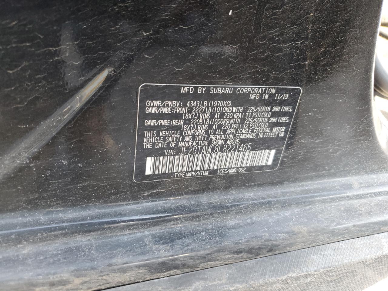 2020 SUBARU Crosstrek