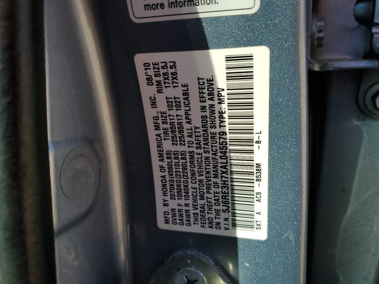 2010 HONDA CR-V