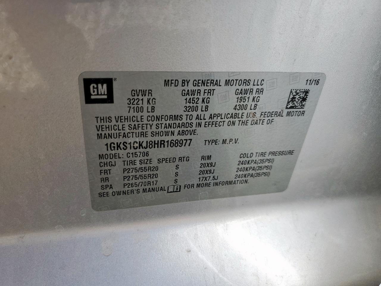 2017 GMC Yukon