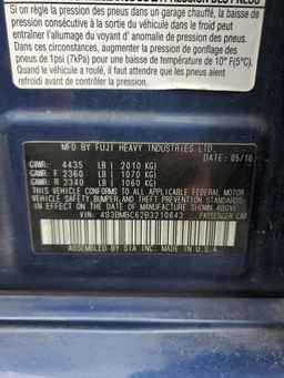 2011 SUBARU Legacy