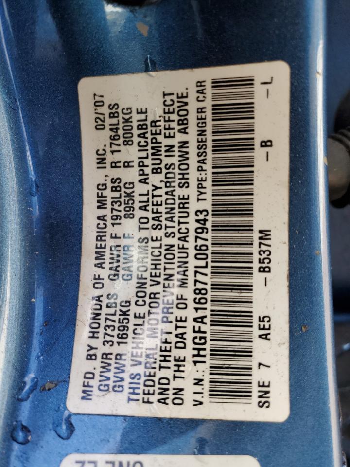 2007 HONDA CIVIC