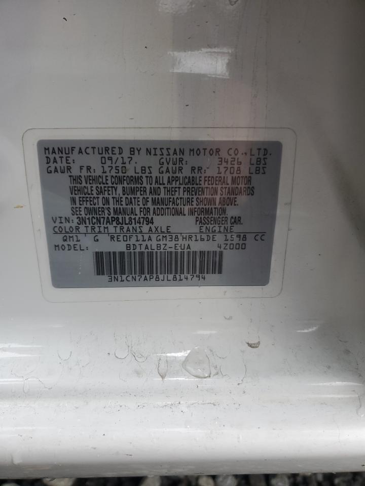 2018 NISSAN VERSA
