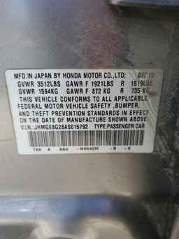 2010 HONDA FIT