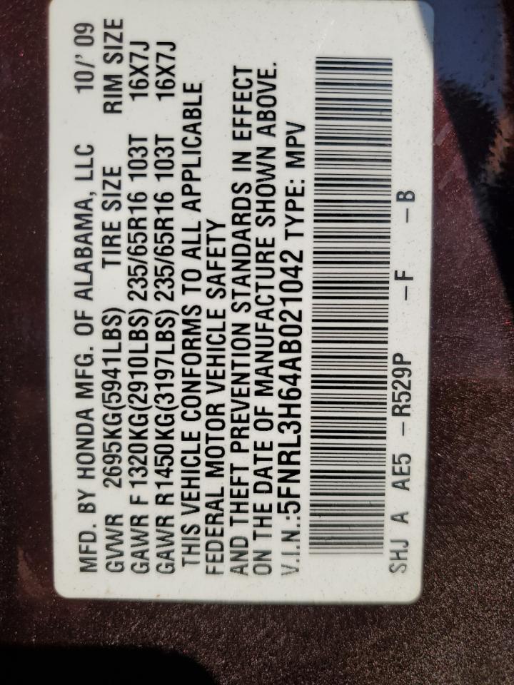 2010 HONDA ODYSSEY