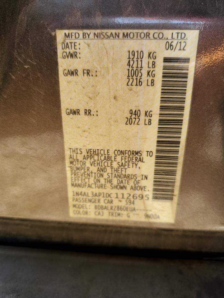 2013 NISSAN ALTIMA