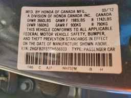 2012 HONDA CIVIC