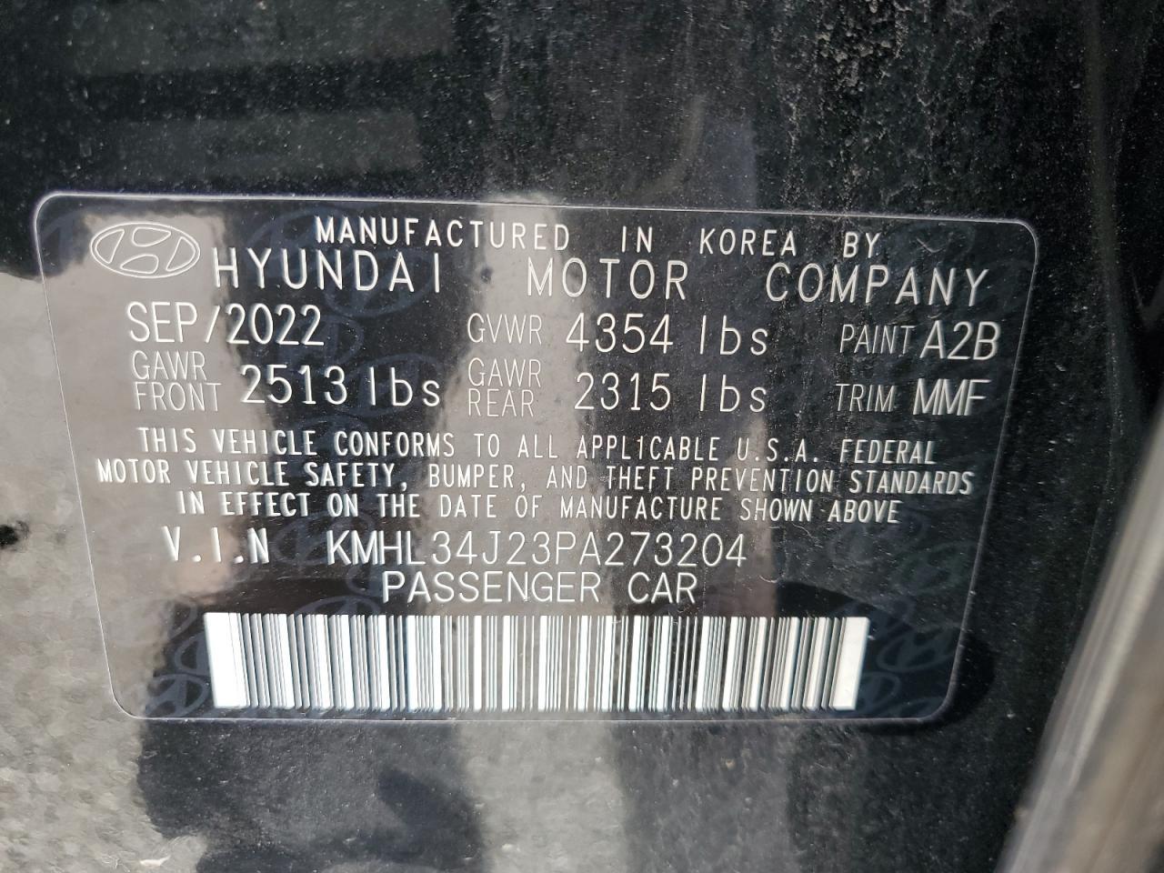 2023 HYUNDAI SONATA