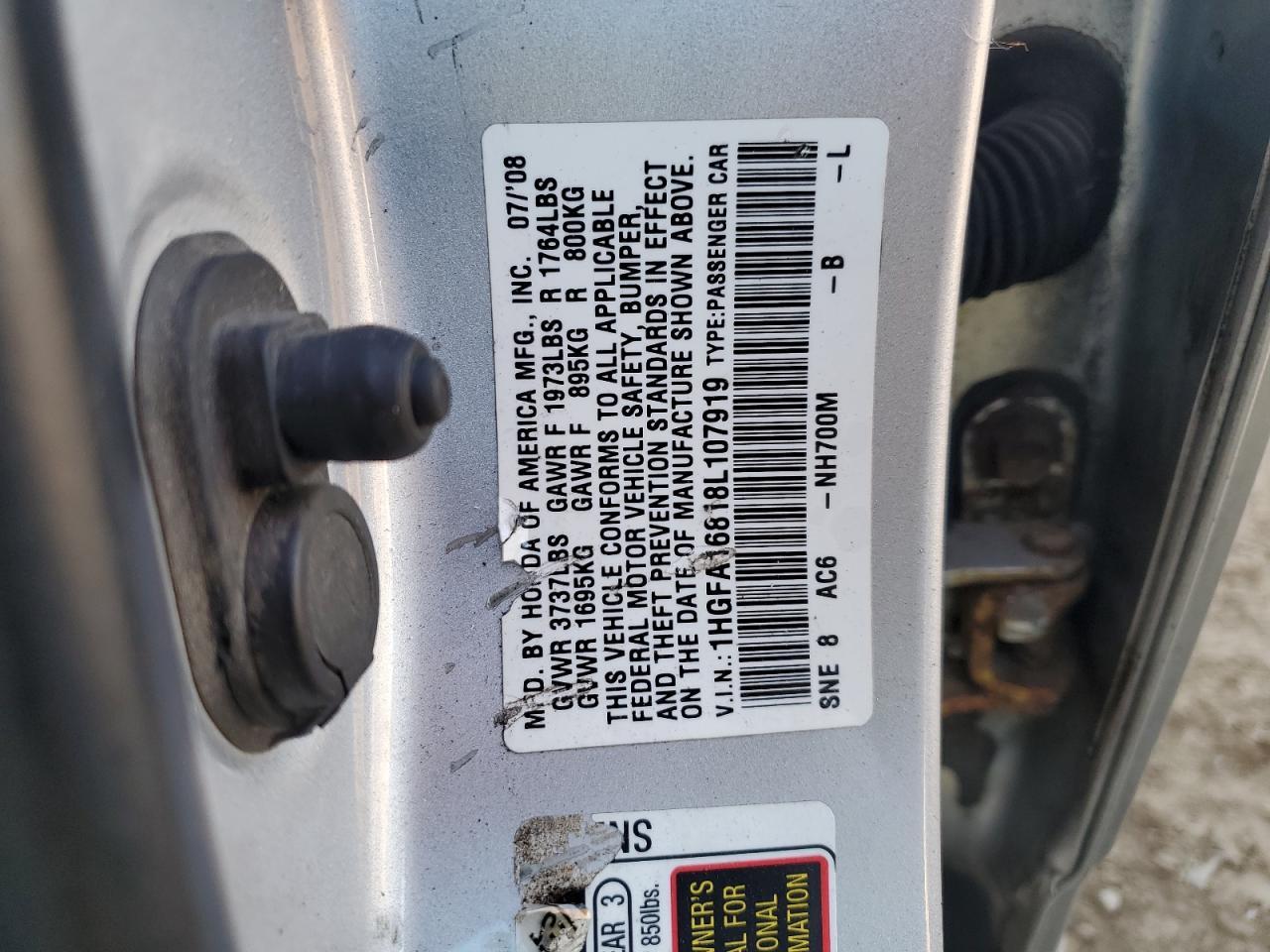 2008 HONDA CIVIC