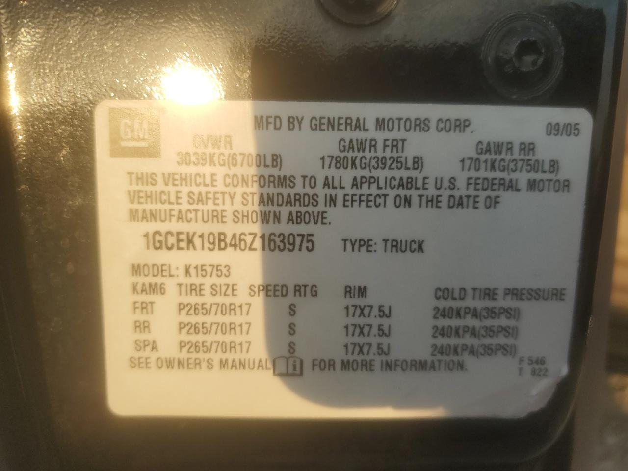 2006 CHEVROLET Silverado
