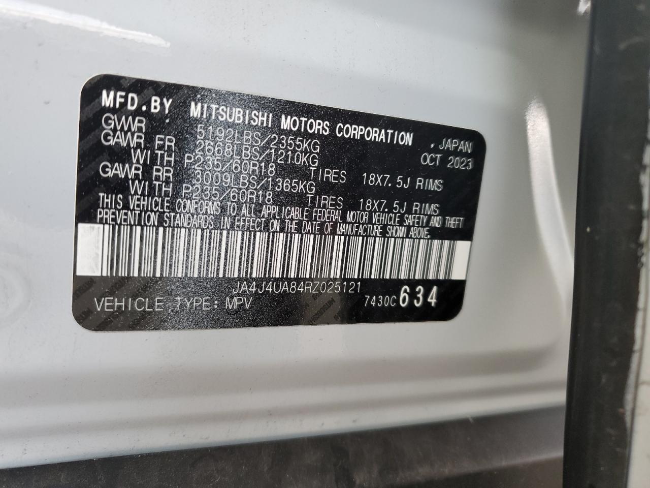 2024 MITSUBISHI outlander