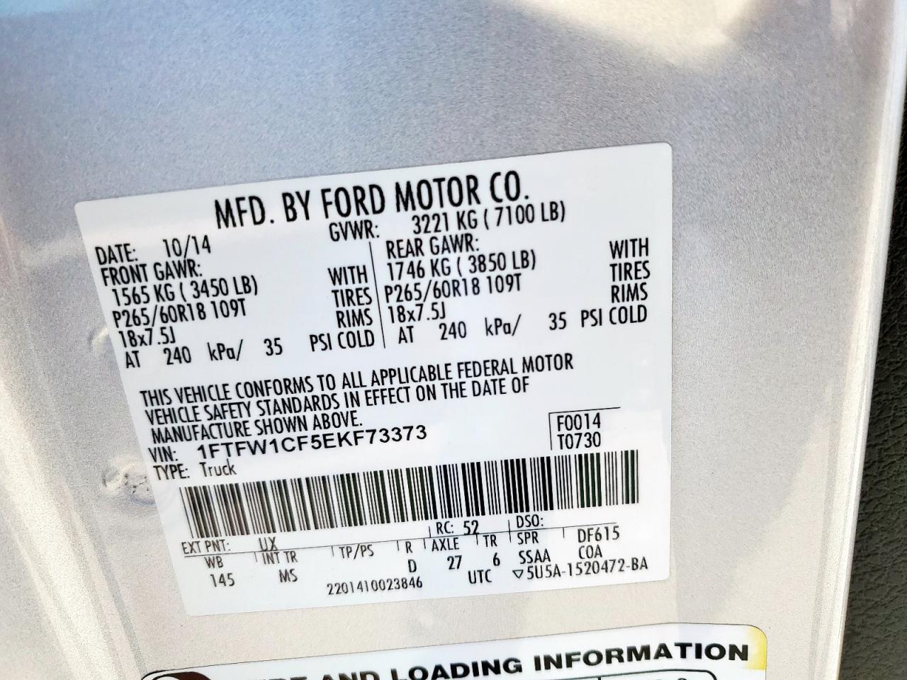 2014 FORD F-150