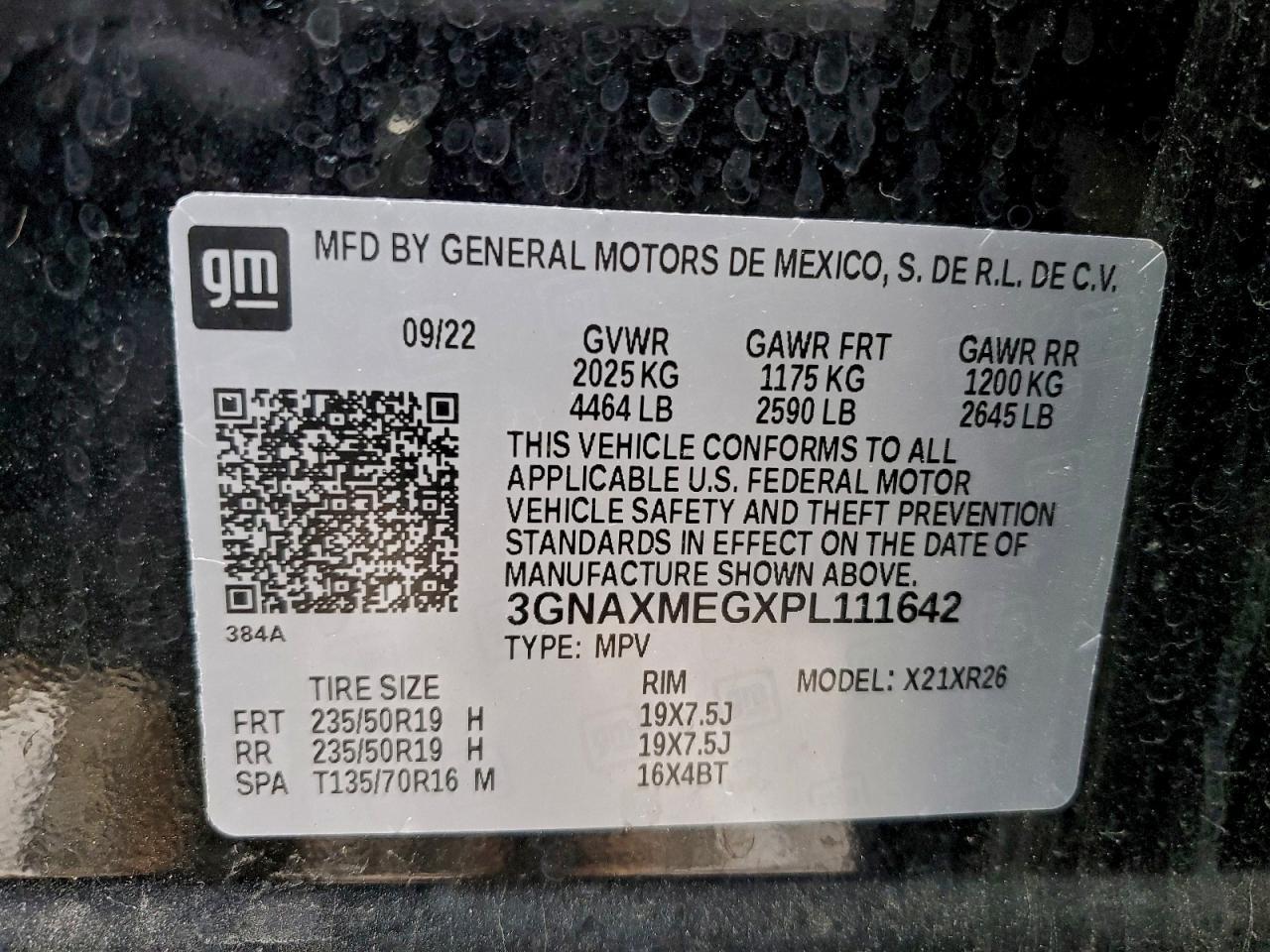 2023 CHEVROLET EQUINOX