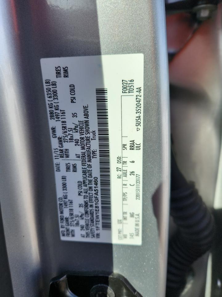 2016 FORD F-150