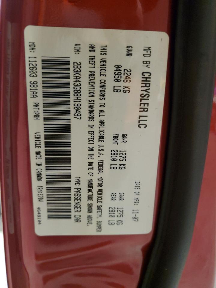 2008 DODGE CHARGER