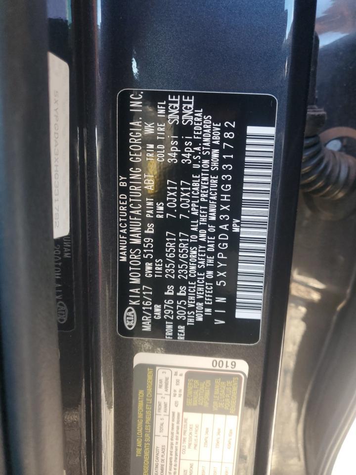 2017 KIA SORENTO