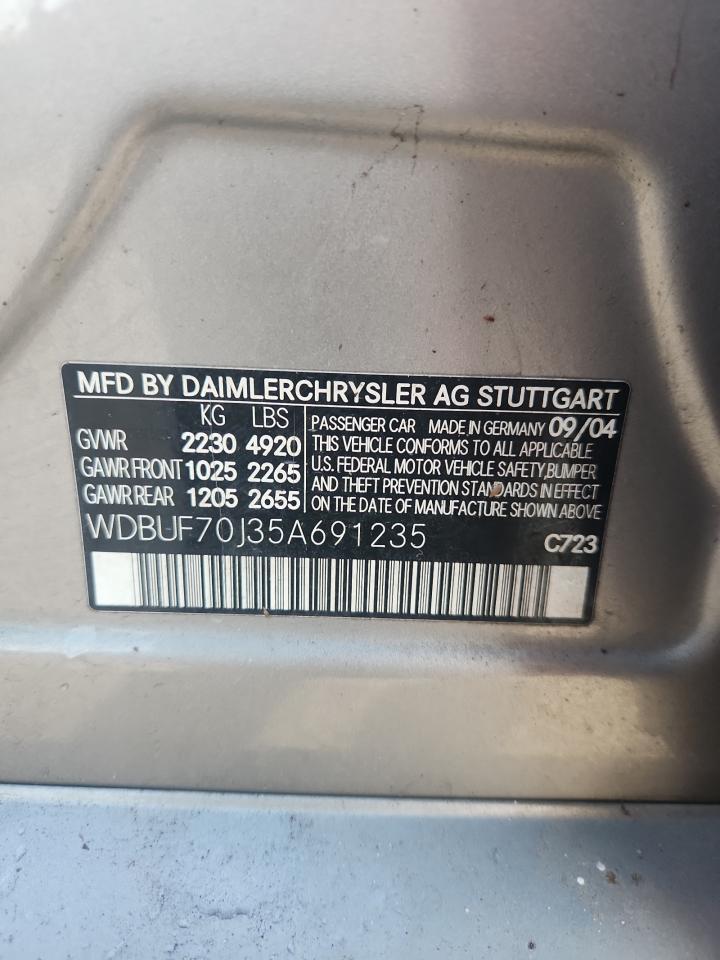 2005 MERCEDES-BENZ E-Class