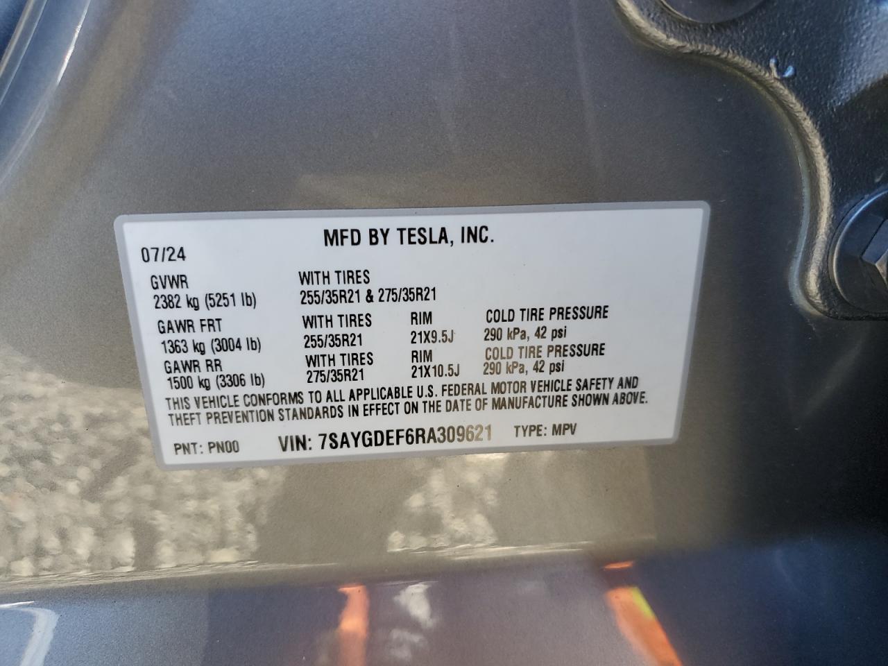 2024 TESLA MODEL Y