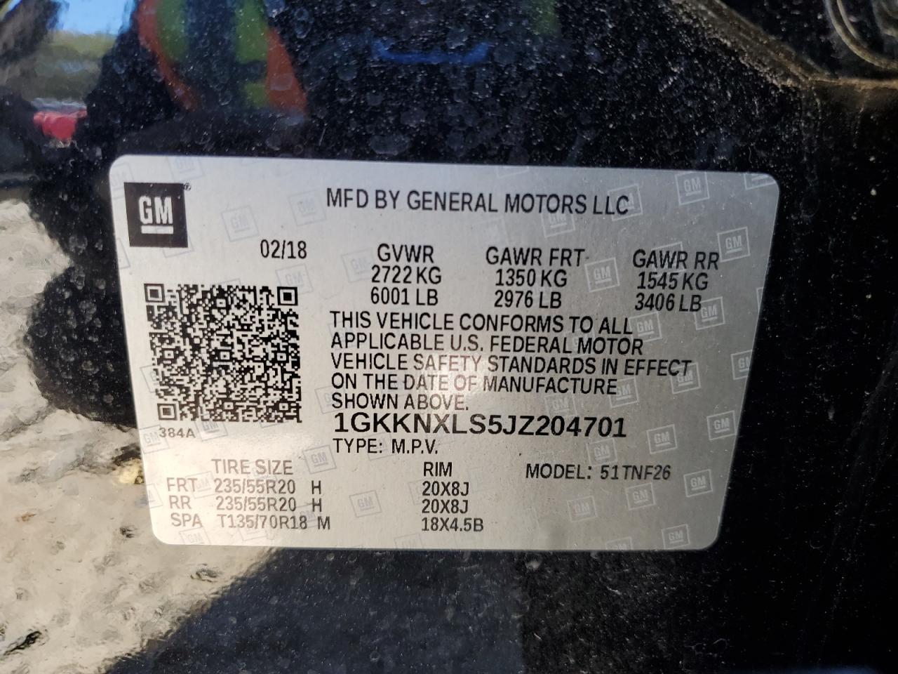 2018 GMC ACADIA