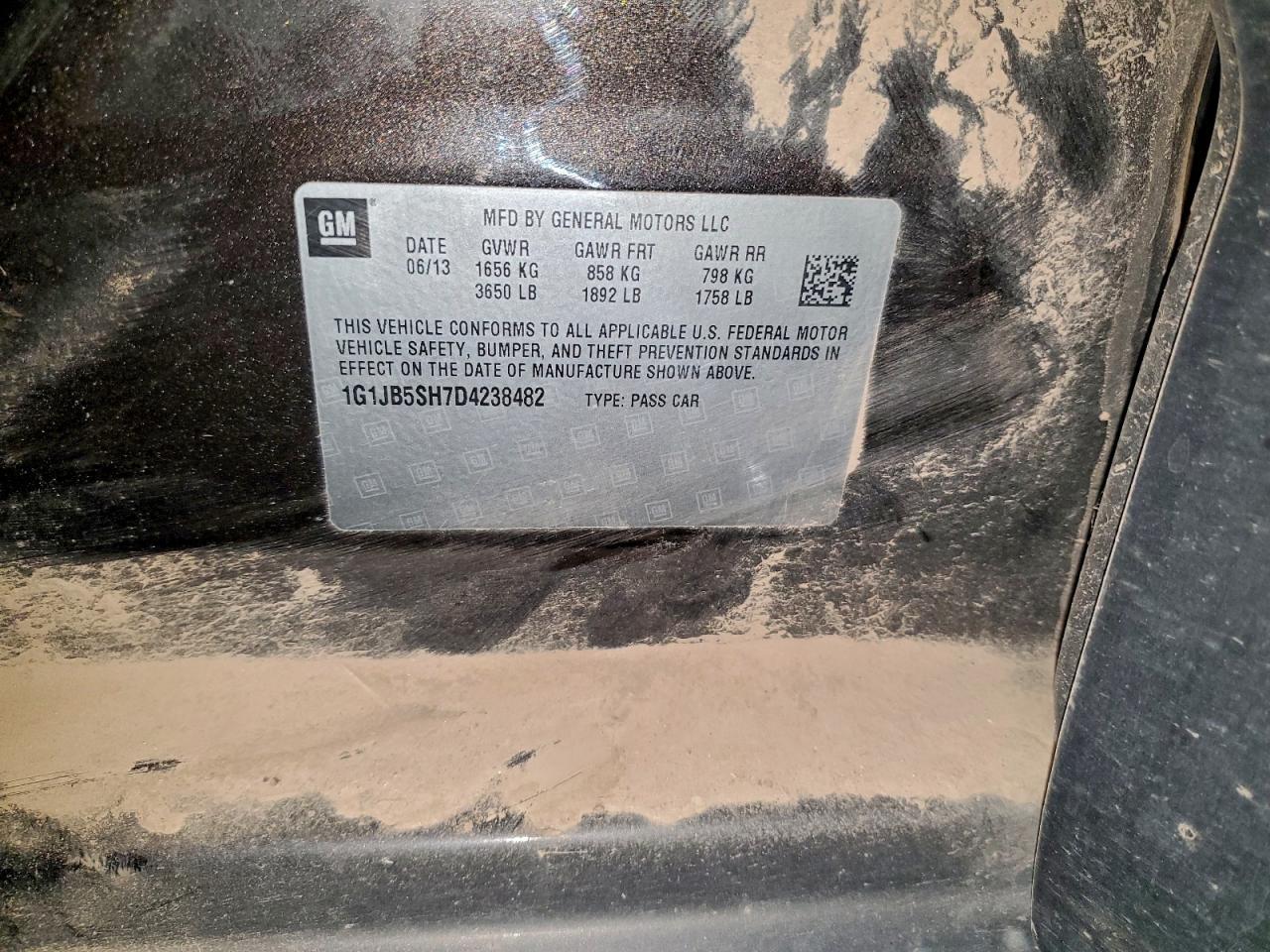 2013 CHEVROLET SONIC