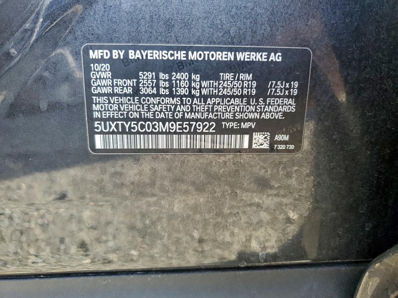 2021 BMW X3